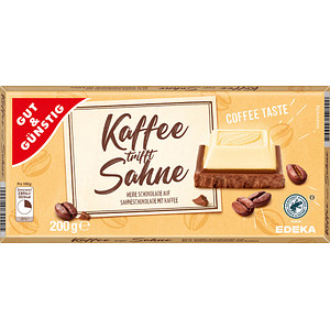 GUT&GÜNSTIG Kaffee trifft Sahne Schokolade 200,0 g