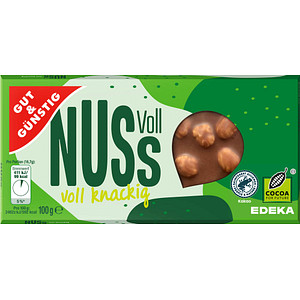 GUT&GÜNSTIG Voll Nuss Schokolade 100,0 g