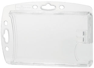 DURABLE Namensschilder Doppelbox, Hartobox, Daumenstanzung Hartbox für 2 Betrie