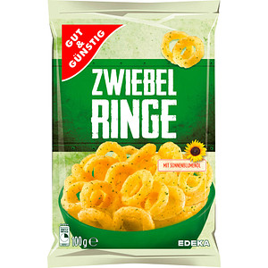 GUT&GÜNSTIG Zwiebelringe Chips 100,0 g