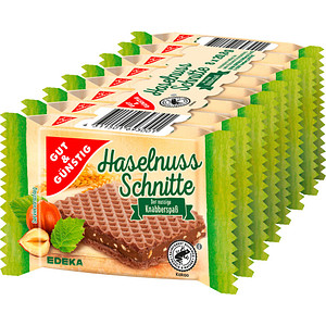 Haselnuss-Schnitten