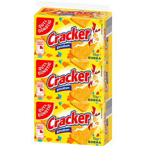 GUT&GÜNSTIG Cracker Knabbereien 3 x 75,0 g