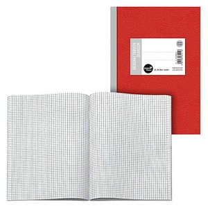 Staufen® Geschäftsbuch ca. DIN A5 kariert, rot Hardcover 192 Seiten