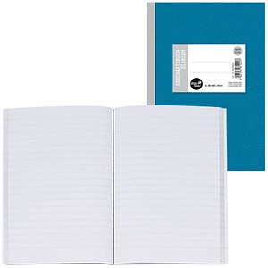 Staufen® Geschäftsbuch ca. DIN A5 liniert, blau Hardcover 192 Seiten