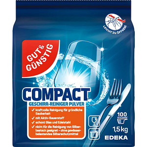 GUT&GÜNSTIG COMPACT Geschirrspülpulver 1,5 kg