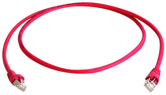 TELEGÄRTNER TG Patchkabel S-FTP 7,5m rot L00004A0056 FS500 MP8 LSZH Cat6A 500MH