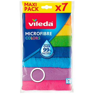 vileda COLORS MAXI PACK Mikrofasertücher, 7 St.