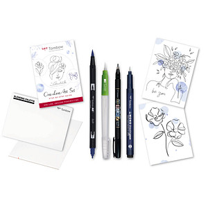 Tombow One Line Art Set, 9-teilig