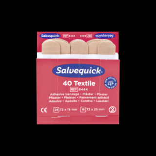 Söhngen Salvequick Pflaster-Strips | 40 Stück/Packung | elastisch Refill für Salvequick-Sofortpflaster - Cederroth 