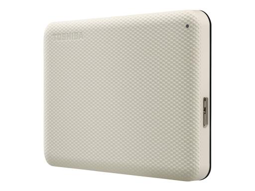 TOSHIBA Canvio Advance 4 TB externe HDD-Festplatte weiß