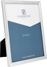 ZILVERSTAD Perlrand silber 15x20 Metall Portrait schmal 7152231