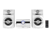 Panasonic SC-UX104EGW ws CD Mini-System DAB+/UKW,300W,Bluetooth,USB,AUX