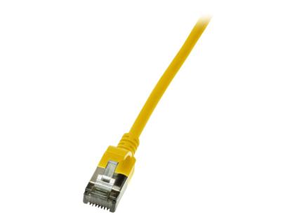 LogiLink Patchkabel Ultraflex, Kat. 6A, U/FTP, 1,0 m, gelb