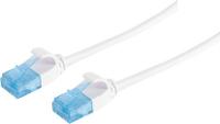SHIVERPEAKS TP-Patchkabel Cat.6 U/UTP slim weiss 0,5m