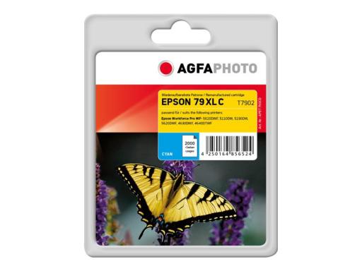 AGFA Photo Cyan - Blisterverpackung - wiederaufbereitet - Tintenpatrone Alterna
