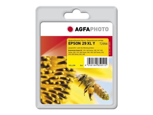 AGFA Photo Gelb - wiederaufbereitet - Tintenpatrone (Alternative zu: Epson 29XL