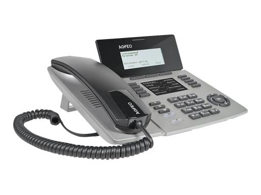 AGFEO Systemtelefon ST54 IP SENSORfon silber