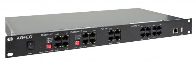 AGFEO Telefonanlage ES548IT  (19"-Gehäuse)