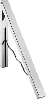 Wand-/Klappgarderobe, verchromt, auf- klappbar, inkl. Befestigungsmaterial,