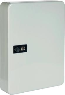 Schlüsselschrank für 60 Schlüssel lichtgrau, mit Zahlenschloss