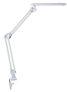 Tischleuchte LED, mit Klemme, weiß 20 LED´s, 230V / 7W, neutralweiß,