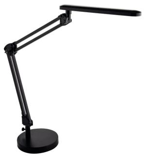 Tischleuchte LED, mit Fuß, schwarz, 20 LED´s, 230V / 7W, neutralweiß,