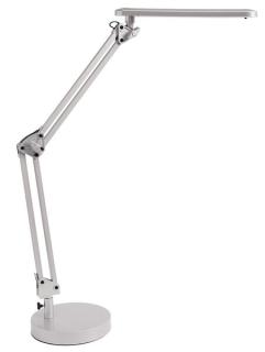 Tischleuchte LED, mit Fuß, silber, 20 LED´s, 230V / 7W, neutralweiß,