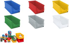 ALLIT 456291 Lagersichtbox (B x H x T) 125 x 150 x 320 mm Rot 1 Stück (456291)