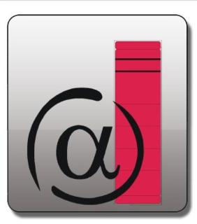 Rückenschild kurz/breit selbstklebend, Farbe rot