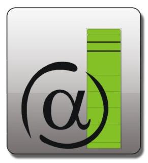 Rückenschild kurz/breit selbstklebend, Farbe grün