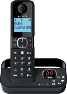Telefon mit Arufbeantworter F860 Voice DE, schwarz, Freisprechfunktion