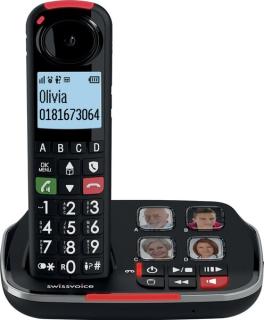 Telefon mit Anrufbeantworter Swissvoice Xtra 2355, schwarz