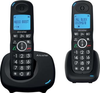 Telefon mit Arufbeantworter XL595B Duo schwarz, Freisprechfunktion