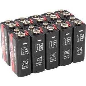 ANSMANN 9 V Block-Batterie Alkali-Mangan Ansmann Industrial 9 V 10 St.