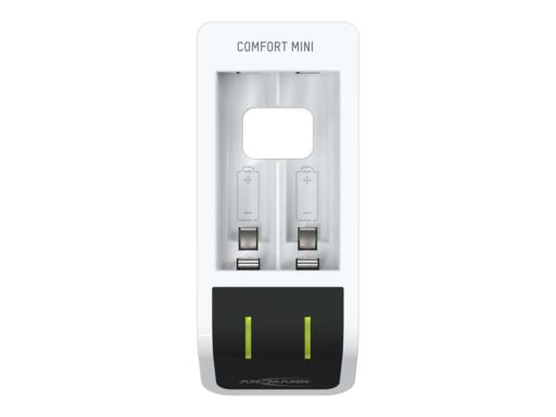ANSMANN Comfort Mini Rundzellen-Ladegerät inkl. Akkus NiMH Micro (AAA), Mignon 