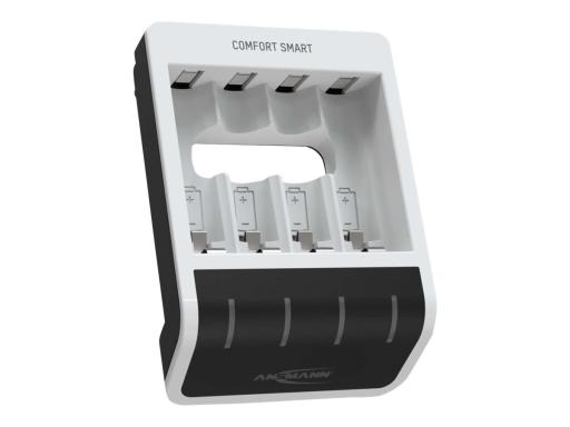 ANSMANN Comfort Smart Rundzellen-Ladegerät NiMH Micro (AAA), Mignon (AA)