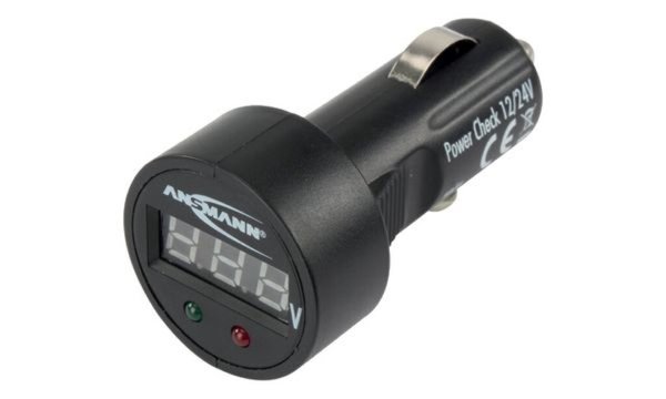 ANSMANN KFZ-Batterie-Tester Power Check 12-24 V, schwarz (18005767)