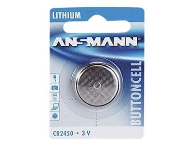 ANSMANN Knopfzelle 3 V Lithium CR 2450