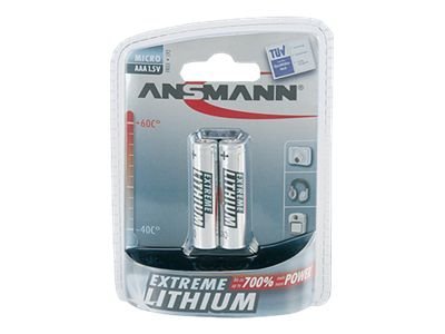 ANSMANN Lithium Batterie Mcro AAA 2er Blister (5021013)