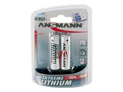 ANSMANN Lithium Batterie Mignon AA 2er Blister (5021003)
