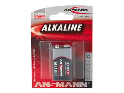 ANSMANN RED 9V-Block Alkaline Batterie  Original