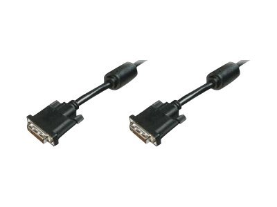 ASSMANN Monitor Anschlusskabel DVI 5m Dual Link 2Ferrit Kerne bulk 24+1 AWG28 m