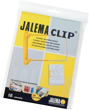 Abheftbügel, Clip gelb, flexibler Heftmechanismus, Blättern wie im Buch