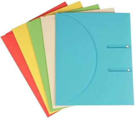 Ablagemappe Ordo collecto, sortiert mit Seitenfalte 10mm, 315 g/qm