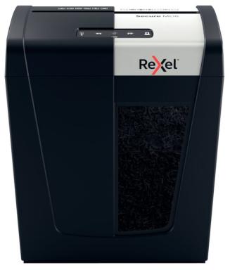 Aktenvernichter Secure MC6 P5 Whisper-Shred, P5, schwarz