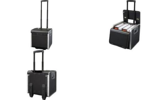 Alassio Aktenkoffer PERUGIA, Lede rimitat, schwarz (5317960)