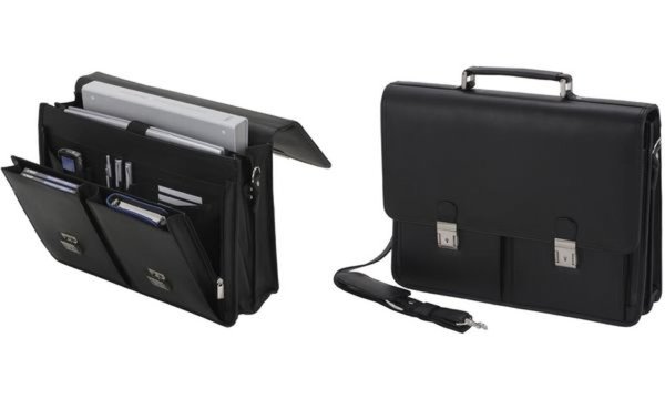 Alassio Aktentasche VENETO, Leder , schwarz (5315110)