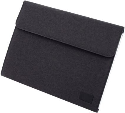 Alassio Fächermappe RPET, A4, recyceltes PET, anthrazit