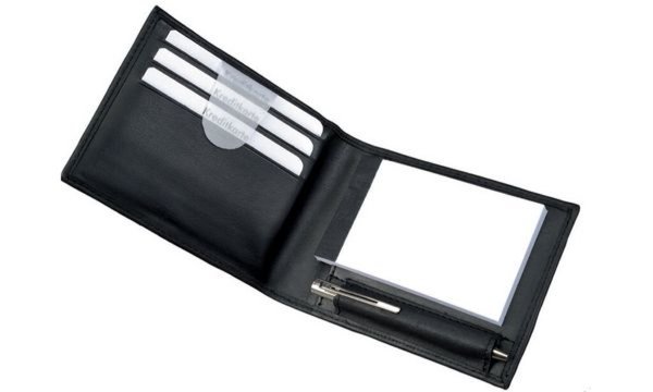 Alassio Notizblock-Etui GUBBIO, a us Nappa-Leder, schwarz (5317680)