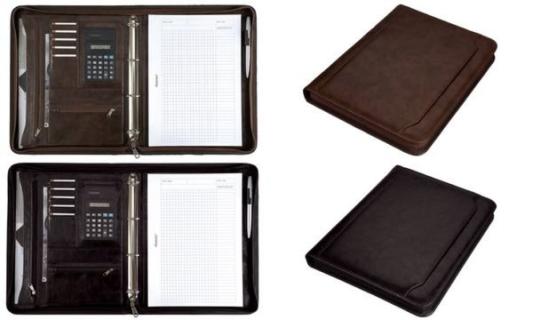 Alassio Ringbuchmappe MASSA, A4, Lederimitat, schwarz (5317645)